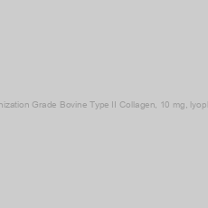 Image of Immunization Grade Bovine Type II Collagen, 10 mg, lyophilized
